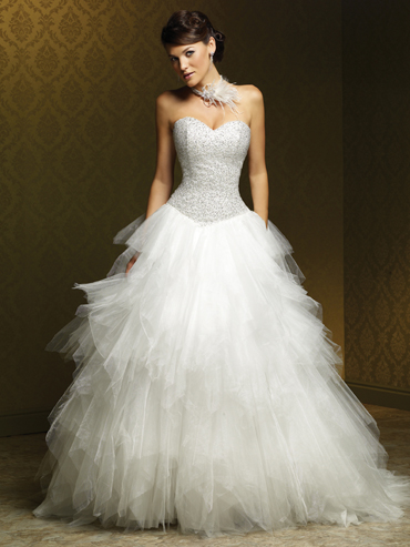 Mia Solano M1099Z the perfect Winter Wonderland wedding dress